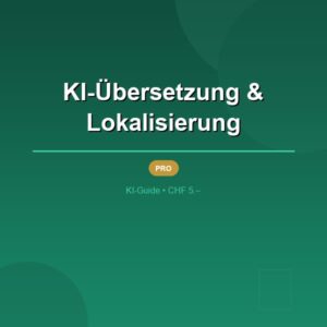 KI-Übersetzung & Lokalisierung