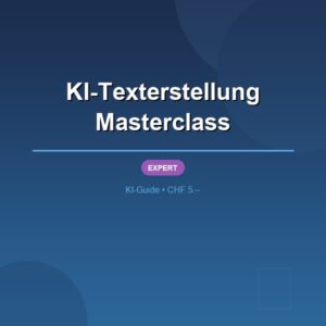 KI-Texterstellung Masterclass