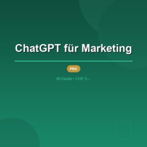 ChatGPT für Marketing