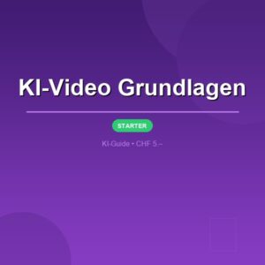 KI-Video Grundlagen