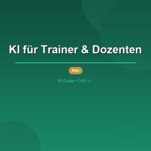 KI für Trainer & Dozenten