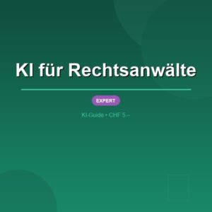KI für Rechtsanwälte