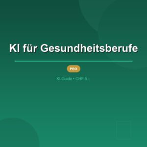 KI für Gesundheitsberufe