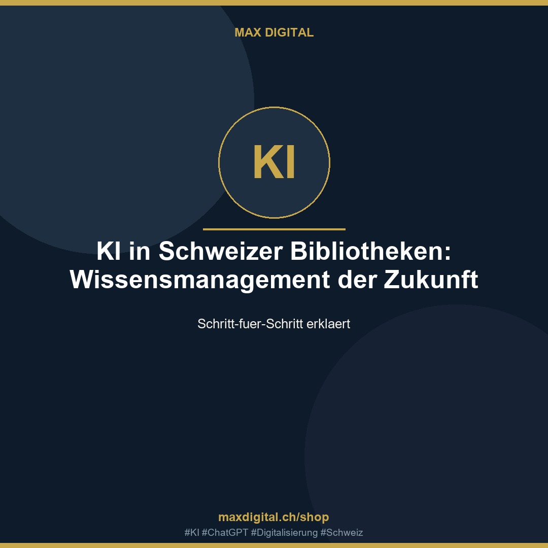 KI in Schweizer Bibliotheken: Wissensmanagement der Zukunft
